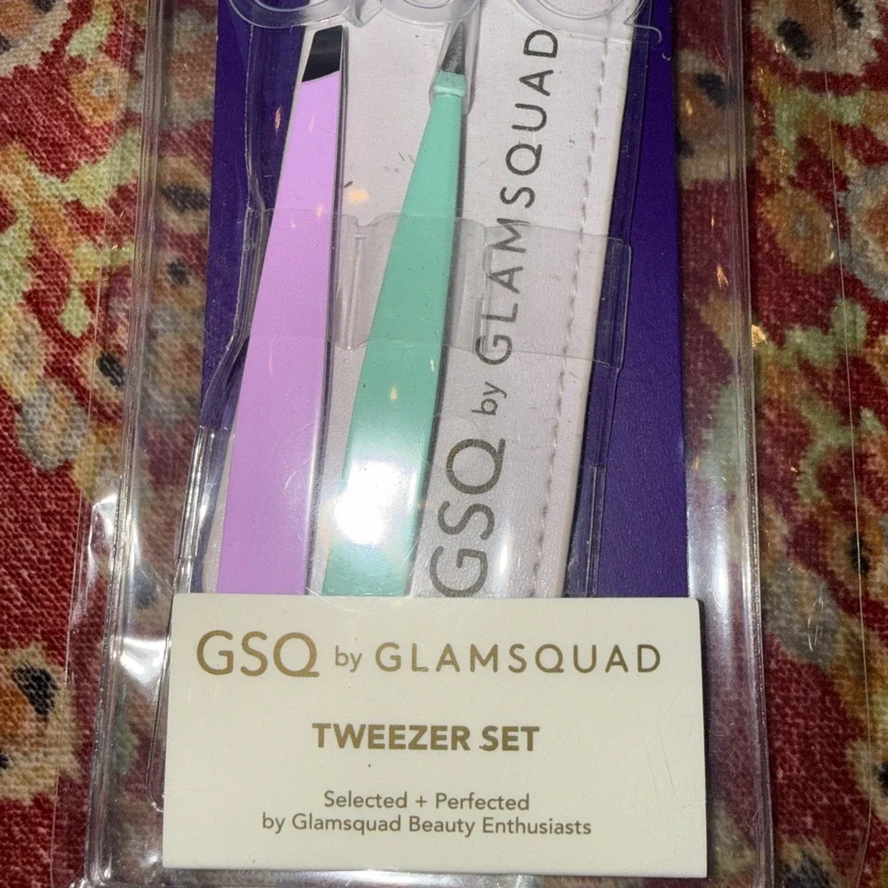 GSQ‎ BY GLAMSQUAD TWEEZER SET FOR BROWS - BRAND NEW IN PACKAGE